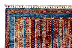El Dokuma Şal Mavi Yün ÖÇİS1059