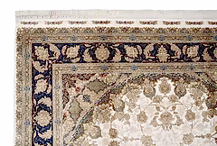 Makine İpek İsfahan Krem Halı ISF04