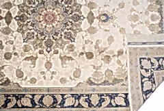 Makine İpek İsfahan Krem Halı ISF04