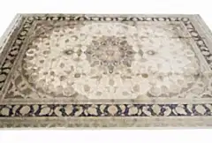 Makine İpek İsfahan Krem Halı ISF04