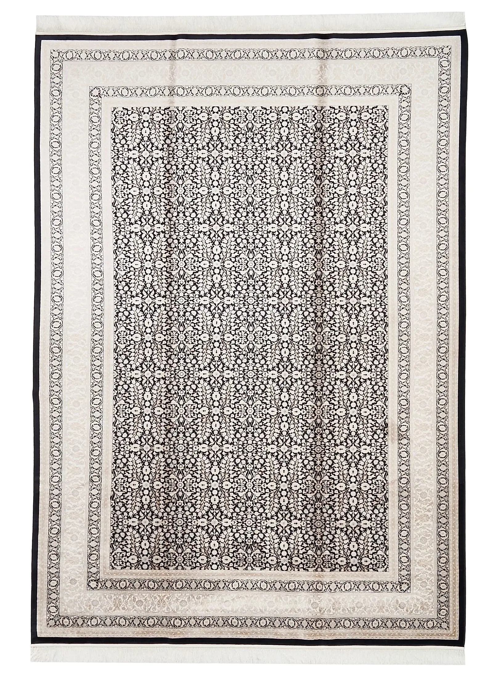 Makine İpek Jumeriah Krem Halı 6186 Makine İpek Jumeriah Krem Halı 6186